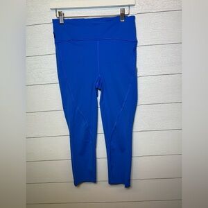 Lululemon Athletica Blue Cropped Leggings size 8